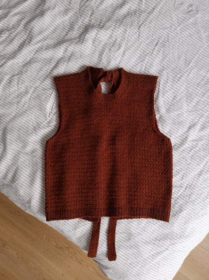 Terra Vest | smukke sløjfer i Le Petit Lambswool fra Biches & Bûches