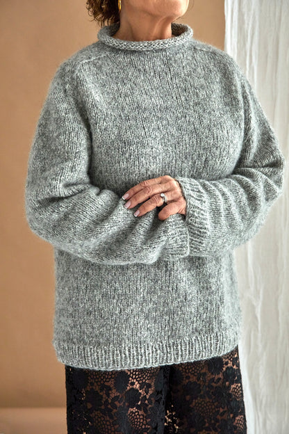 Pull-over Ingrid | simple et confortable, en Halaus et Tuuli de Novita
