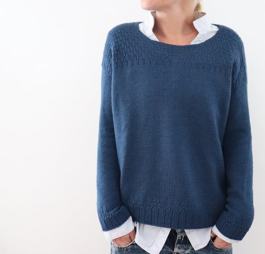 Isabell Kraemer, Neona Pullover, Farbe Nachthimmel, 1
