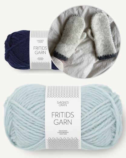 Novemberknits Io Mittens mit Fritidsgarn von Sandnes Garn 13