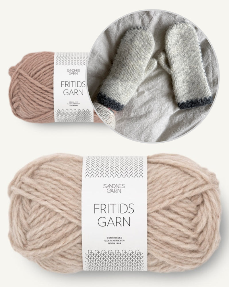 Novemberknits Io Mittens mit Fritidsgarn von Sandnes Garn 9
