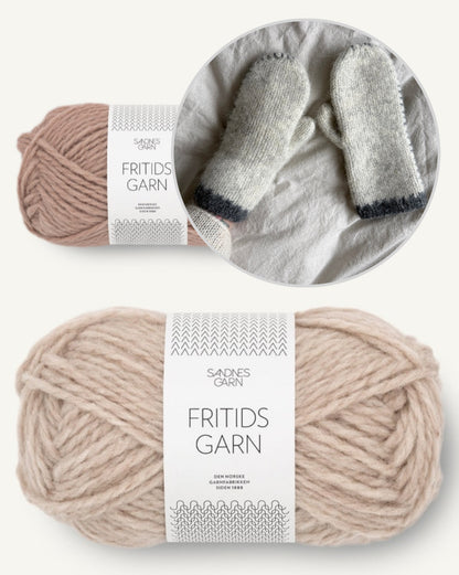 Novemberknits Io Mittens mit Fritidsgarn von Sandnes Garn 9
