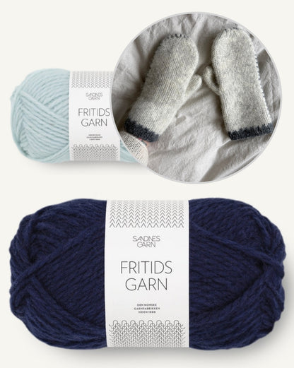 Novemberknits Io Mittens mit Fritidsgarn von Sandnes Garn 14
