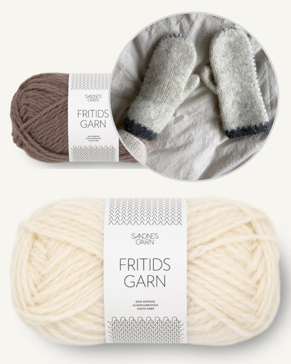 Novemberknits Io Mittens mit Fritidsgarn von Sandnes Garn 7