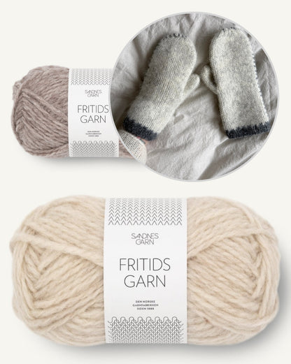 Novemberknits Io Mittens mit Fritidsgarn von Sandnes Garn 8