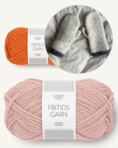 Novemberknits Io Mittens mit Fritidsgarn von Sandnes Garn 10