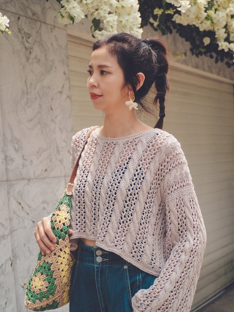 Irene Lin Kylie Pullover mit Line von Sandnes Garn 1