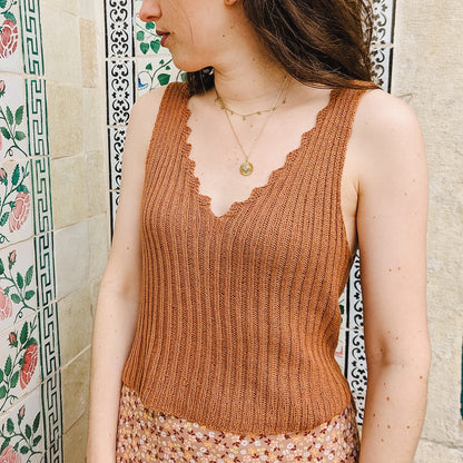 Bedruthan Camisole | inspireret af klippekysten i Pure Silk fra Knitting for Olive