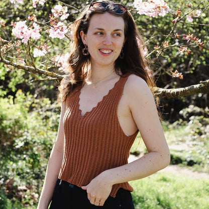 Bedruthan Camisole | inspireret af klippekysten i Pure Silk fra Knitting for Olive