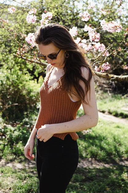 Bedruthan Camisole | inspireret af klippekysten i Pure Silk fra Knitting for Olive
