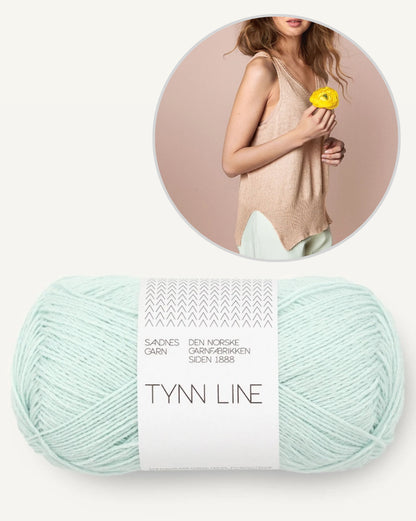 Iris Camisole | lässig zartes Top aus Tynn Line von Sandnes Garn