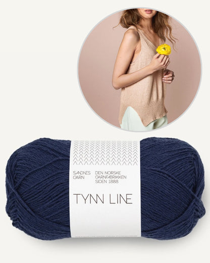 Iris Camisole | lässig zartes Top aus Tynn Line von Sandnes Garn