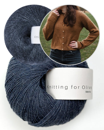 Hirismakes Iris Cardigan mit Merino und Soft Silk Mohair von Knitting for Olive 18