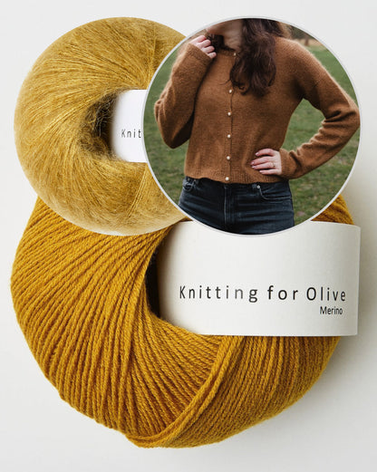 Hirismakes Iris Cardigan mit Merino und Soft Silk Mohair von Knitting for Olive 15