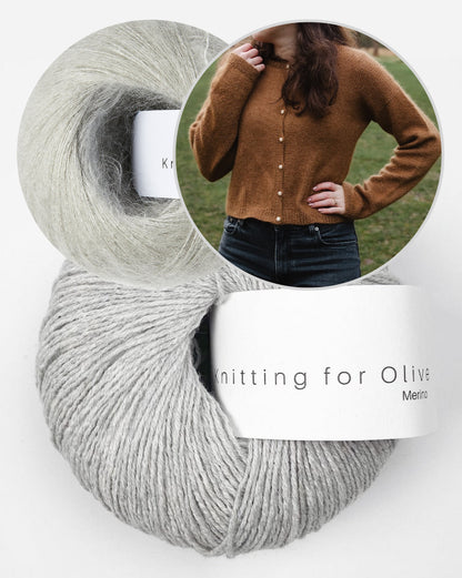 Hirismakes Iris Cardigan mit Merino und Soft Silk Mohair von Knitting for Olive 14