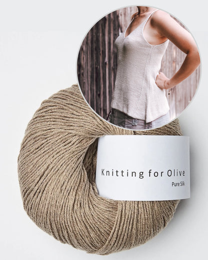 Isadora Top | schmeichelnde A-Linie aus Pure Silk von Knitting for Olive