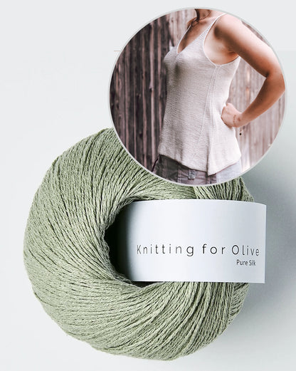 Isadora Top | schmeichelnde A-Linie aus Pure Silk von Knitting for Olive