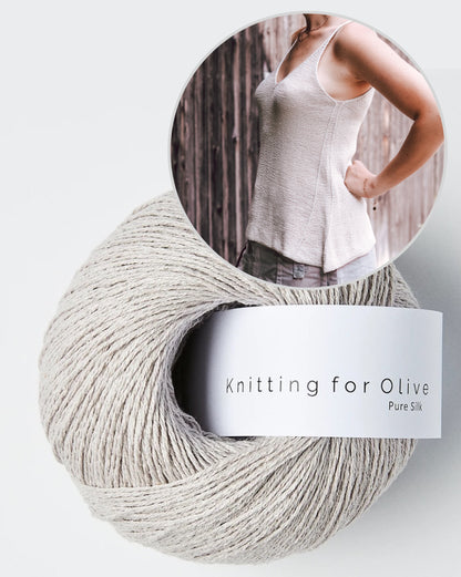 Isadora Top | schmeichelnde A-Linie aus Pure Silk von Knitting for Olive