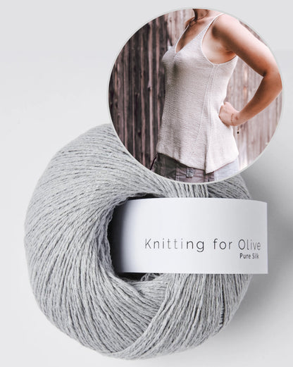 Isadora Top | schmeichelnde A-Linie aus Pure Silk von Knitting for Olive