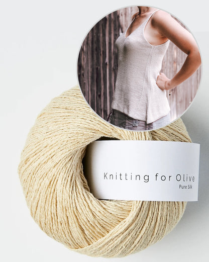 Isadora Top | schmeichelnde A-Linie aus Pure Silk von Knitting for Olive