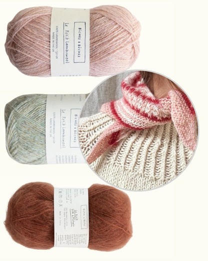 Isla Shawl Winter Edition | zart flauschig aus Le Petit Lambswool und Le Petit Silk & Mohair von Biches & Bûches