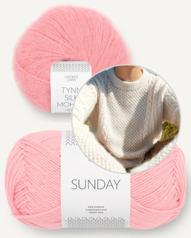 Leknit Isla Sweater mit Sunday und Tynn Silk Mohair von Sandnes Garn 9