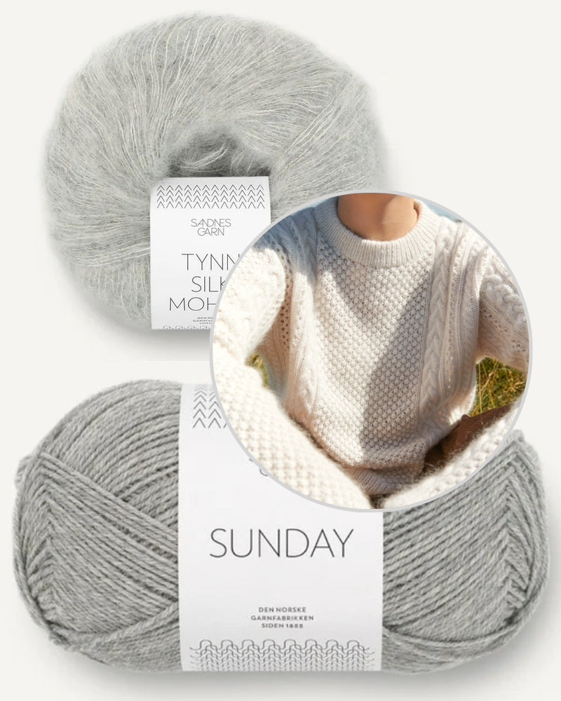 Leknit Isla Sweater mit Sunday und Tynn Silk Mohair von Sandnes Garn 7