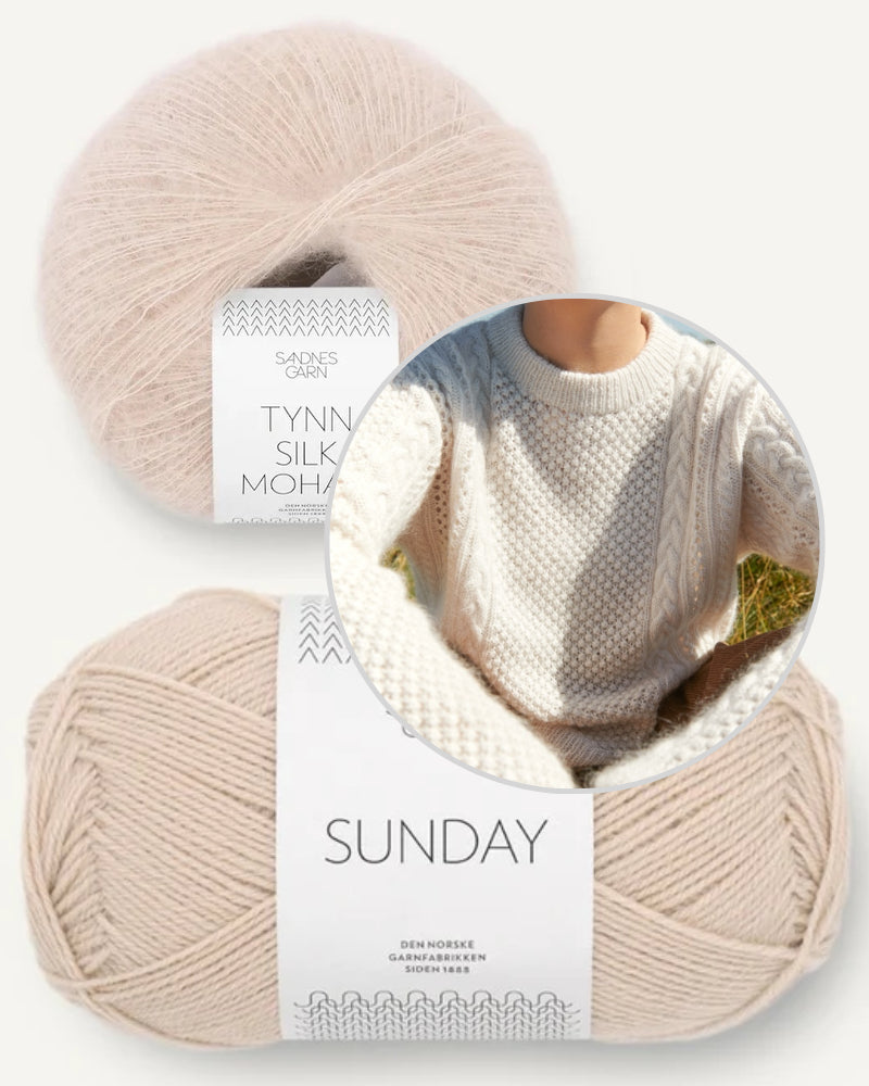 Leknit Isla Sweater mit Sunday und Tynn Silk Mohair von Sandnes Garn 8