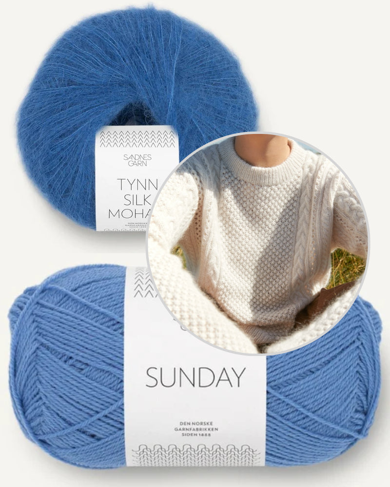 Leknit Isla Sweater mit Sunday und Tynn Silk Mohair von Sandnes Garn 10