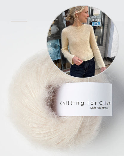 PetiteKnit Ivy Blouse mit Soft Silk Mohair von Knitting for Olive 9