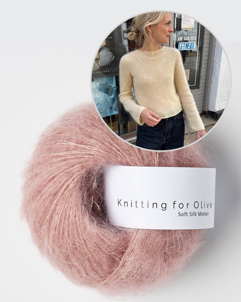 PetiteKnit Ivy Blouse mit Soft Silk Mohair von Knitting for Olive 13