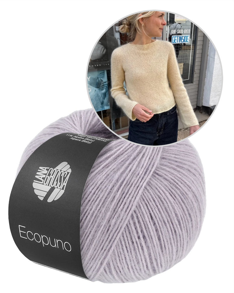 PetiteKnit Ivy Blouse einfädig mit Ecopuno von Lana Grossa 17