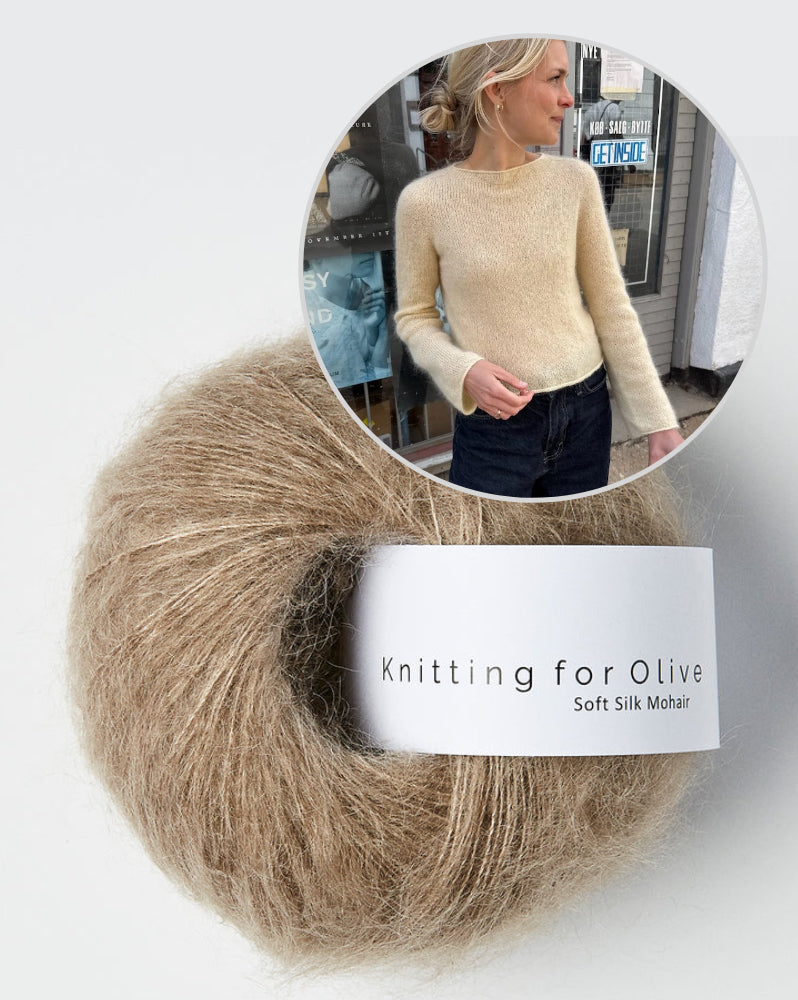 PetiteKnit Ivy Blouse mit Soft Silk Mohair von Knitting for Olive 12
