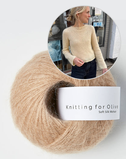 PetiteKnit Ivy Blouse mit Soft Silk Mohair von Knitting for Olive 15