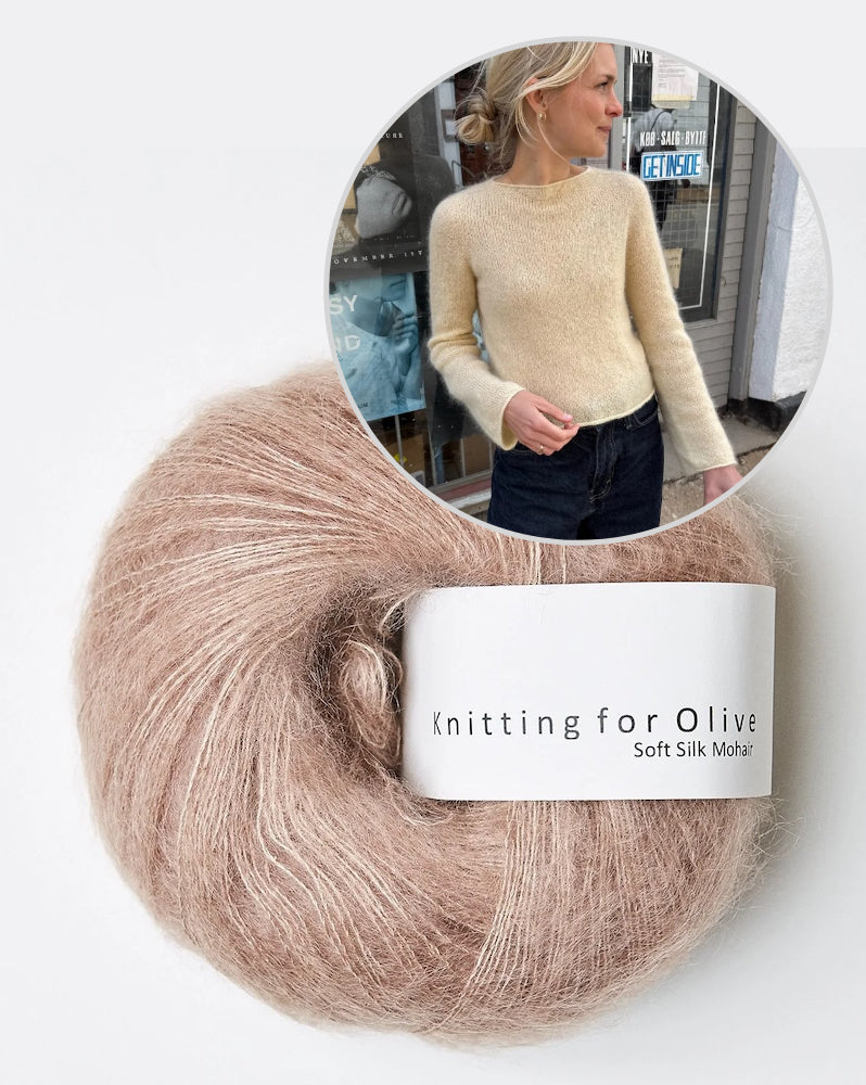 PetiteKnit Ivy Blouse mit Soft Silk Mohair von Knitting for Olive 11