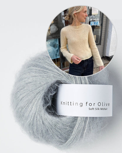 PetiteKnit Ivy Blouse mit Soft Silk Mohair von Knitting for Olive 16