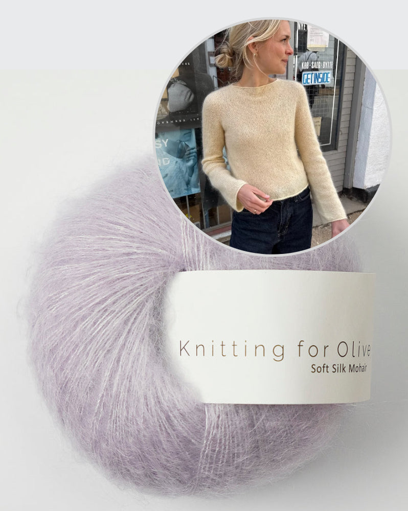 PetiteKnit Ivy Blouse mit Soft Silk Mohair von Knitting for Olive 17