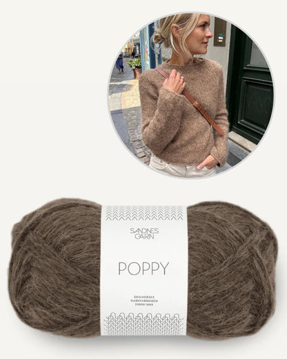 PetiteKnit Ivy Sweater mit Poppy von Sandnes Garn 9