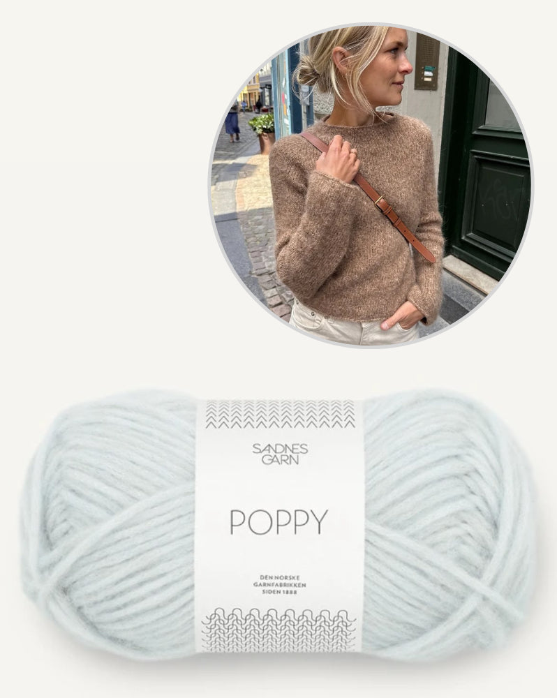 PetiteKnit Ivy Sweater mit Poppy von Sandnes Garn 13
