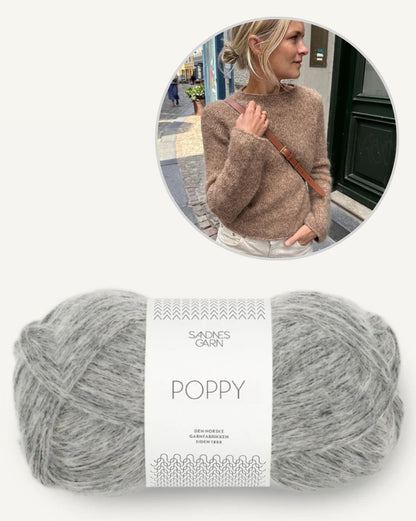 PetiteKnit Ivy Sweater mit Poppy von Sandnes Garn 10