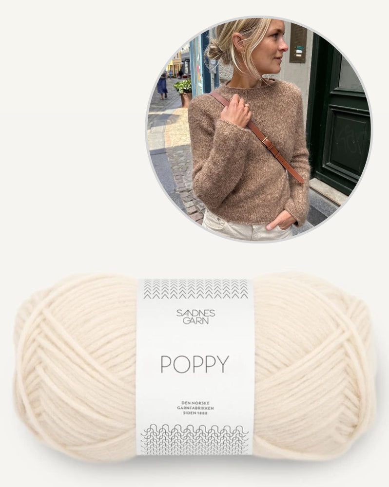 PetiteKnit Ivy Sweater mit Poppy von Sandnes Garn 11