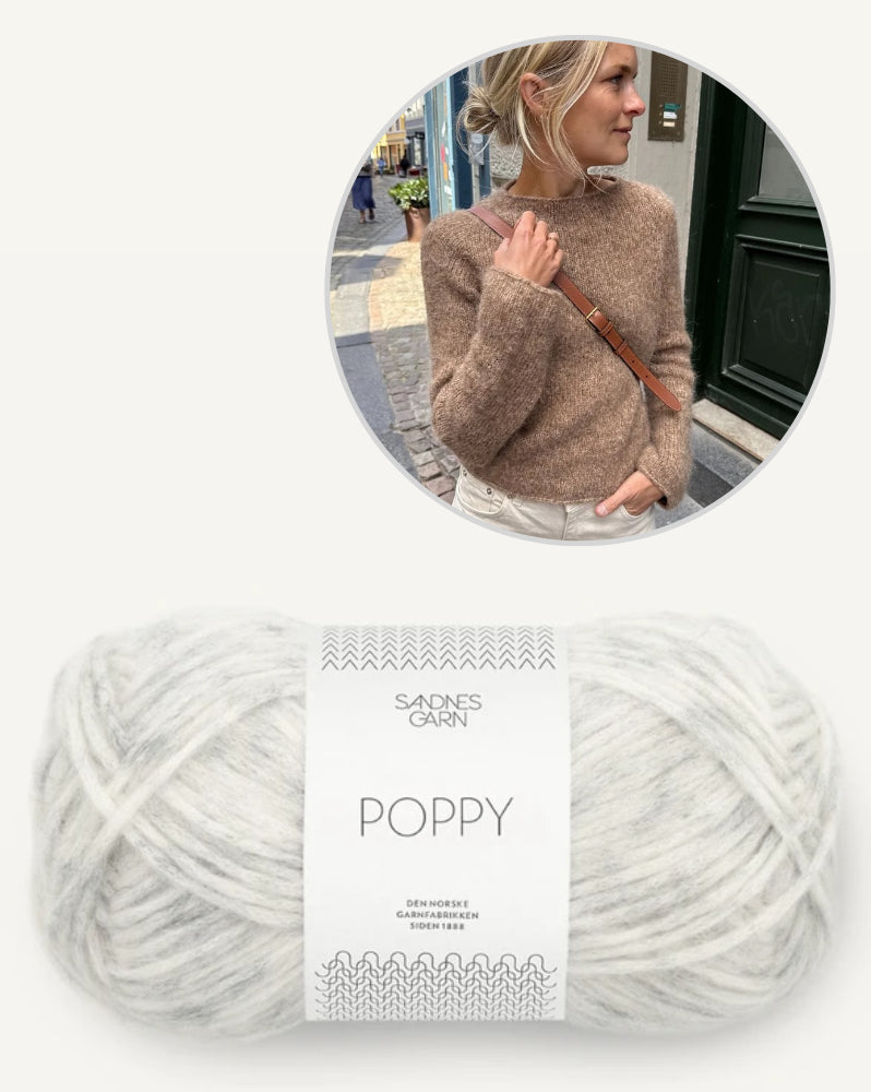 PetiteKnit Ivy Sweater mit Poppy von Sandnes Garn 15