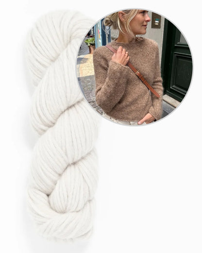 Ivy Sweater - Luft | fin pullover, ekstremt blød, fremstillet af Luft fra Woolfolk