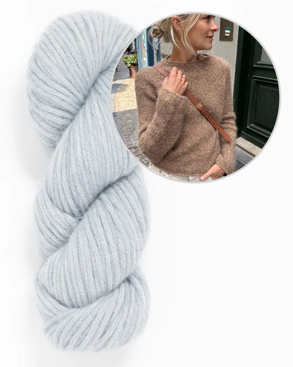 Ivy Sweater - Luft | fin pullover, ekstremt blød, fremstillet af Luft fra Woolfolk