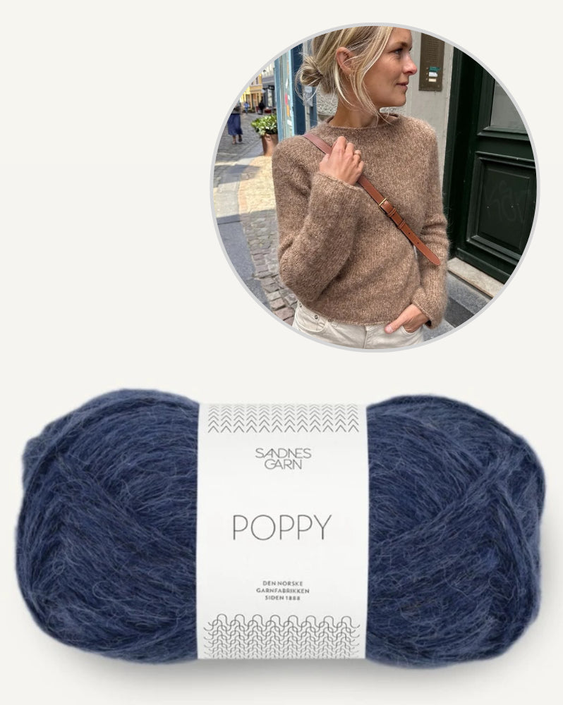 PetiteKnit Ivy Sweater mit Poppy von Sandnes Garn 12