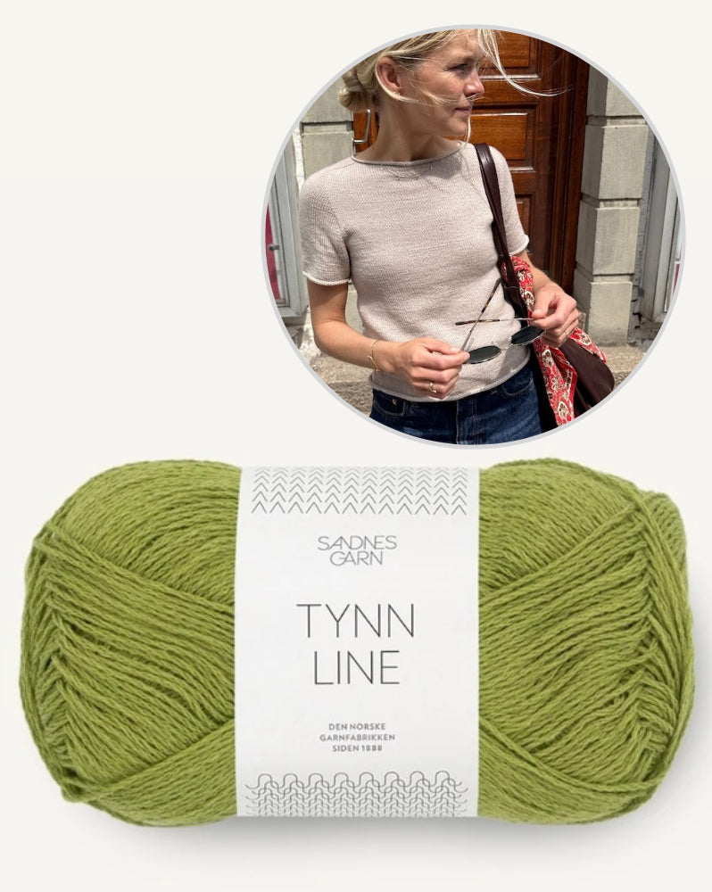 Ivy Tee von PetiteKnit mit Tynn Line von Sandnes Garn 14
