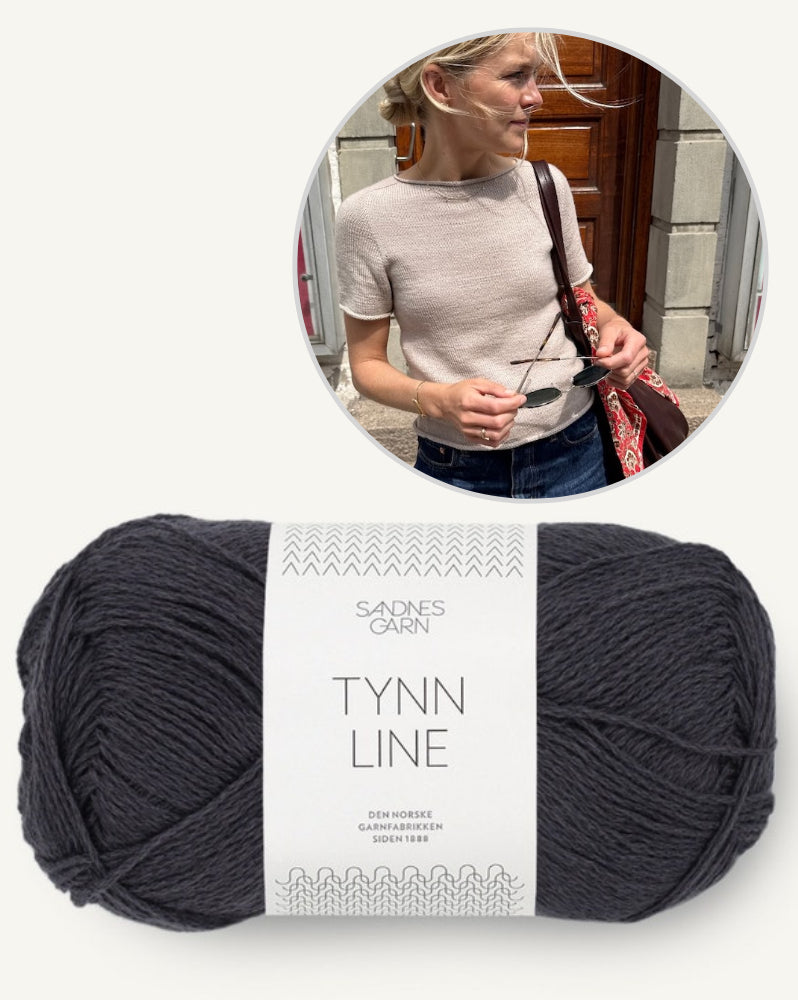 Ivy Tee von PetiteKnit mit Tynn Line von Sandnes Garn 13