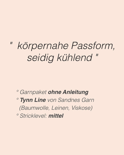 Ivy Tee von PetiteKnit mit Tynn Line von Sandnes Garn 2