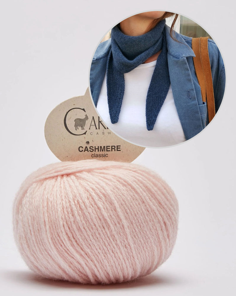 Paula-m Jackie Bandana mit Classic Cashmere von Cardiff 13