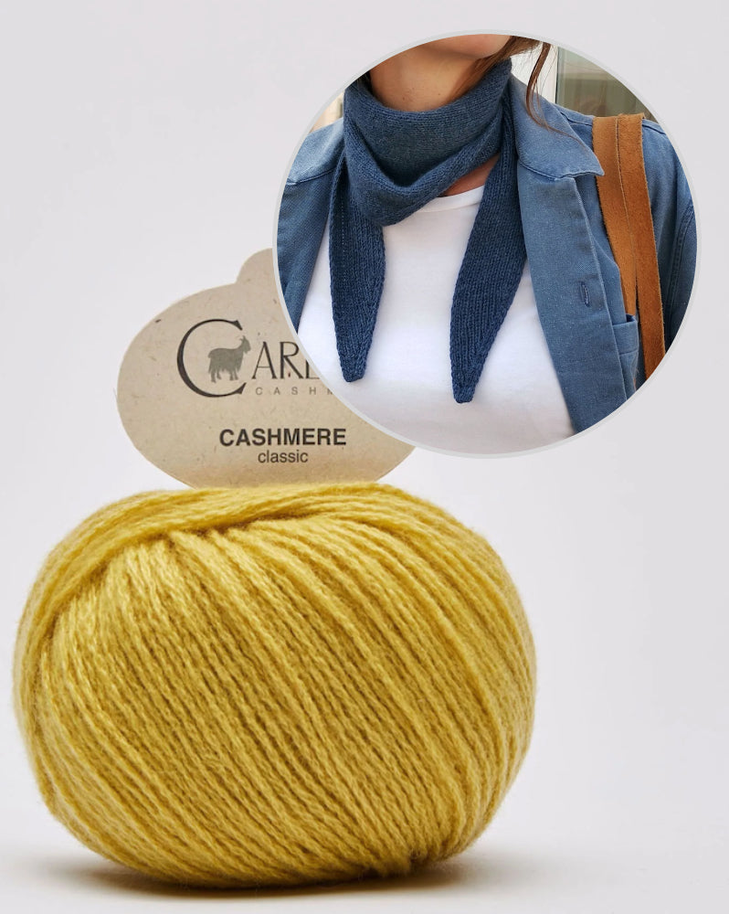 Paula-m Jackie Bandana mit Classic Cashmere von Cardiff 16